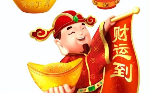 财神简笔画图片可爱，财神简笔画图片可爱带颜色的