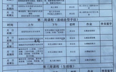 吉米化妆学校学费价格表，北京吉米化妆学校学费